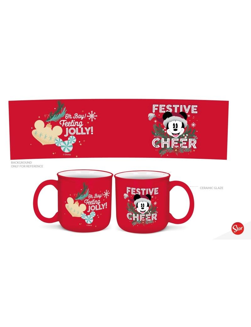MICKEY - Joyeux Noël - Mug Breakfast - 420ml Stor 1 - Culture-Pop-France MICKEY - Joyeux Noël - Mug Breakfast - 420ml Stor 1 - Culture-Pop-France