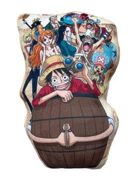 ONE PIECE - Luffy et L'équipage - Coussin 3D Character World 1 - Culture-Pop-France