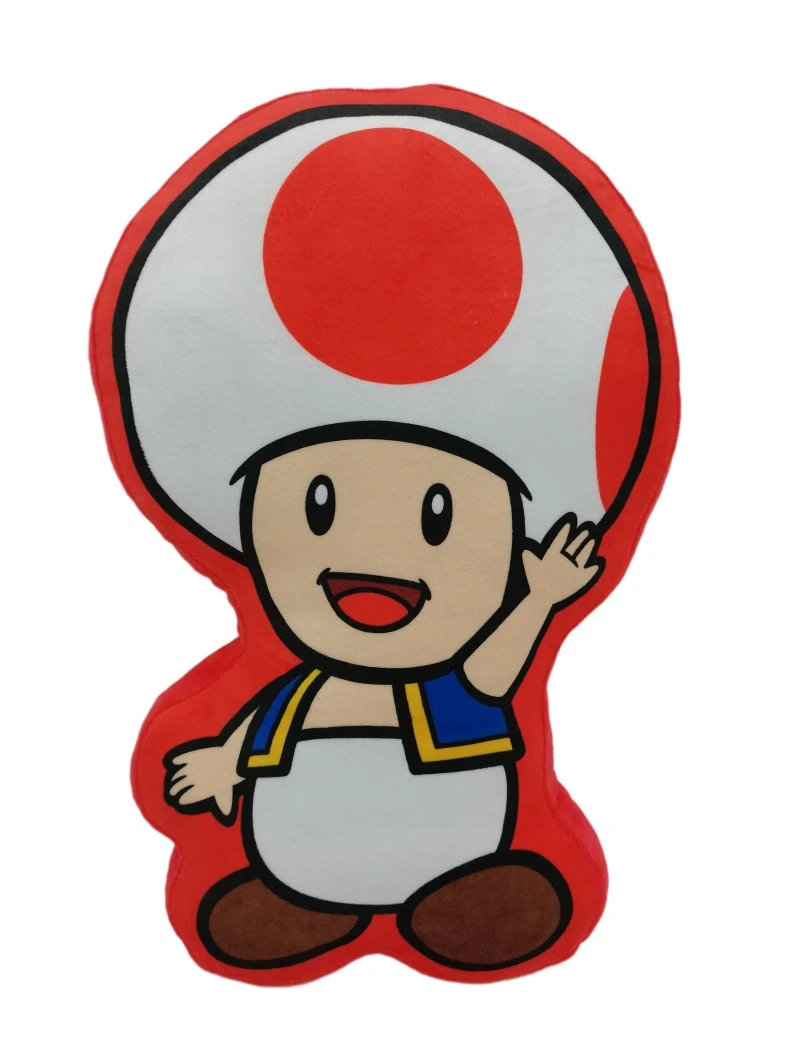 SUPER MARIO - Toad - Coussin 3D Character World 1 - Culture-Pop-France SUPER MARIO - Toad - Coussin 3D Character World 1 - Culture-Pop-France