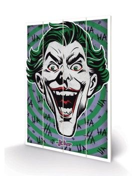 DC COMICS - The Joker HaHaHa - Impression sur bois 40x59cm Pyramid 1 - Culture-Pop-France