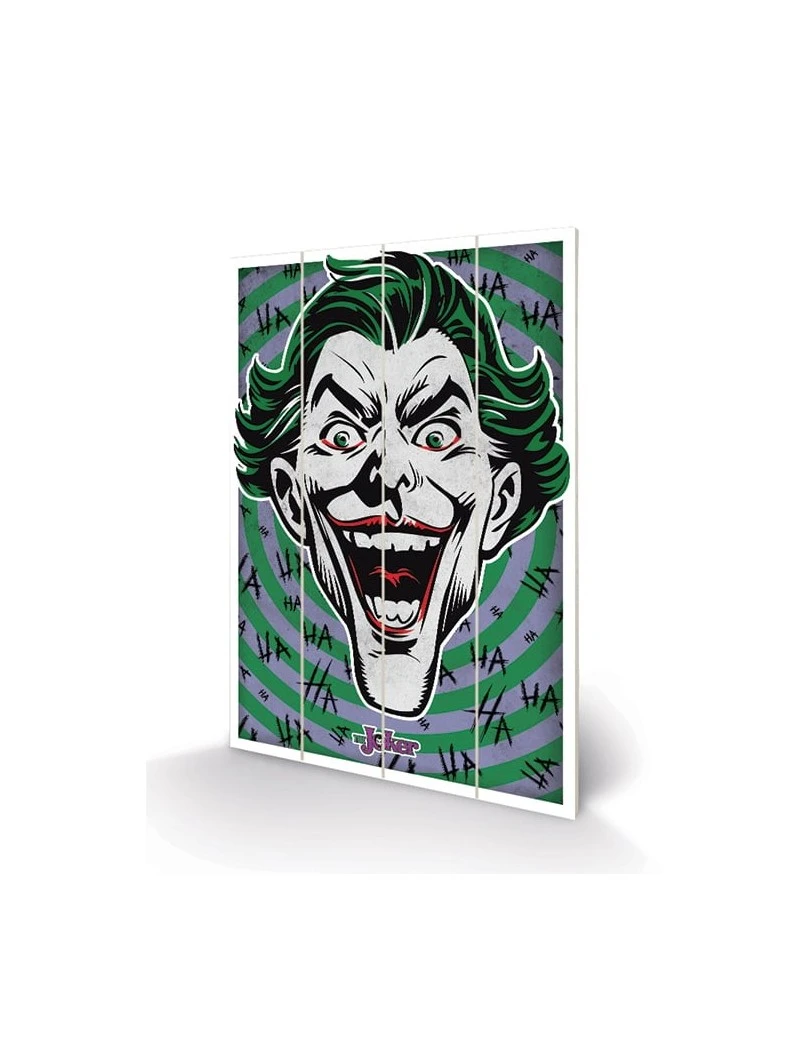 DC COMICS - The Joker HaHaHa - Impression sur bois 40x59cm Pyramid 1 - Culture-Pop-France DC COMICS - The Joker HaHaHa - Impression sur bois 40x59cm Pyramid 1 - Culture-Pop-France