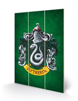 HARRY POTTER - Slytherin Crest - Impression sur bois 20x29.5 Pyramid 1 - Culture-Pop-France