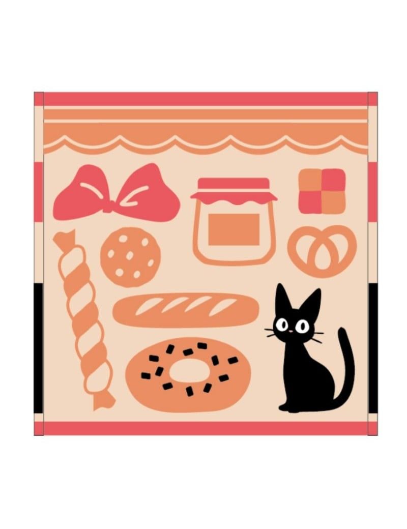 KIKI LA PETITE SORCIERE - Boulangerie de Jiji - Mini Serviette 25x25cm Benelic / Studio Ghibli 1 - Culture-Pop-France KIKI LA PETITE SORCIERE - Boulangerie de Jiji - Mini Serviette 25x25cm Benelic / Studio Ghibli 1 - Culture-Pop-France