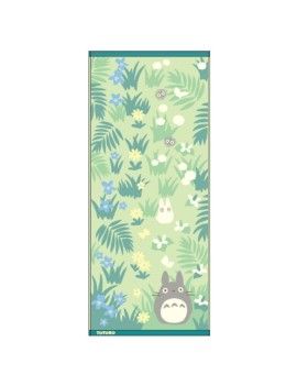 MON VOISIN TOTORO - Totoro & Papillon - Serviette 34x80cm Benelic / Studio Ghibli 1 - Culture-Pop-France