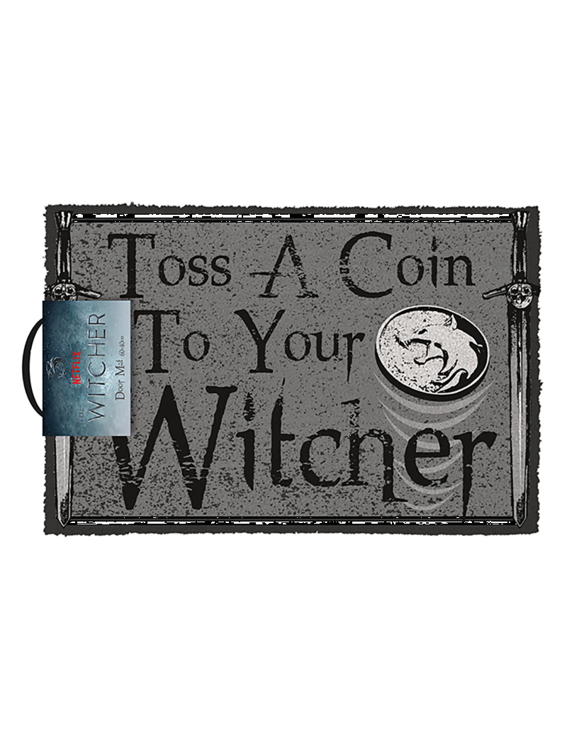 THE WITCHER - Lancez une pièce - Paillasson Pyramid 1 - Culture-Pop-France THE WITCHER - Lancez une pièce - Paillasson Pyramid 1 - Culture-Pop-France