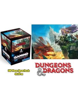 DONJONS & DRAGONS - Dragonfire - Puzzle Cube 500P Clementoni 1 - Culture-Pop-France
