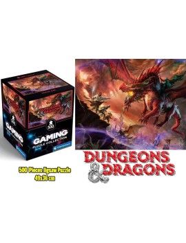 DONJONS & DRAGONS - Kansaldi sur Dragon Rouge - Puzzle Cube 500P Clementoni 1 - Culture-Pop-France