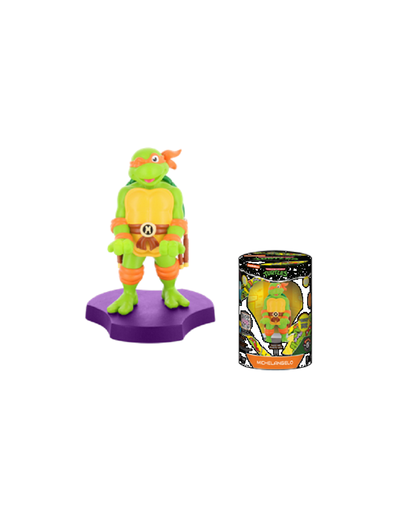 TMNT - Michaelangelo -Figurine Holdem 11cm -Support Manette & Portable 1 - Culture-Pop-France TMNT - Michaelangelo -Figurine Holdem 11cm -Support Manette & Portable 1 - Culture-Pop-France