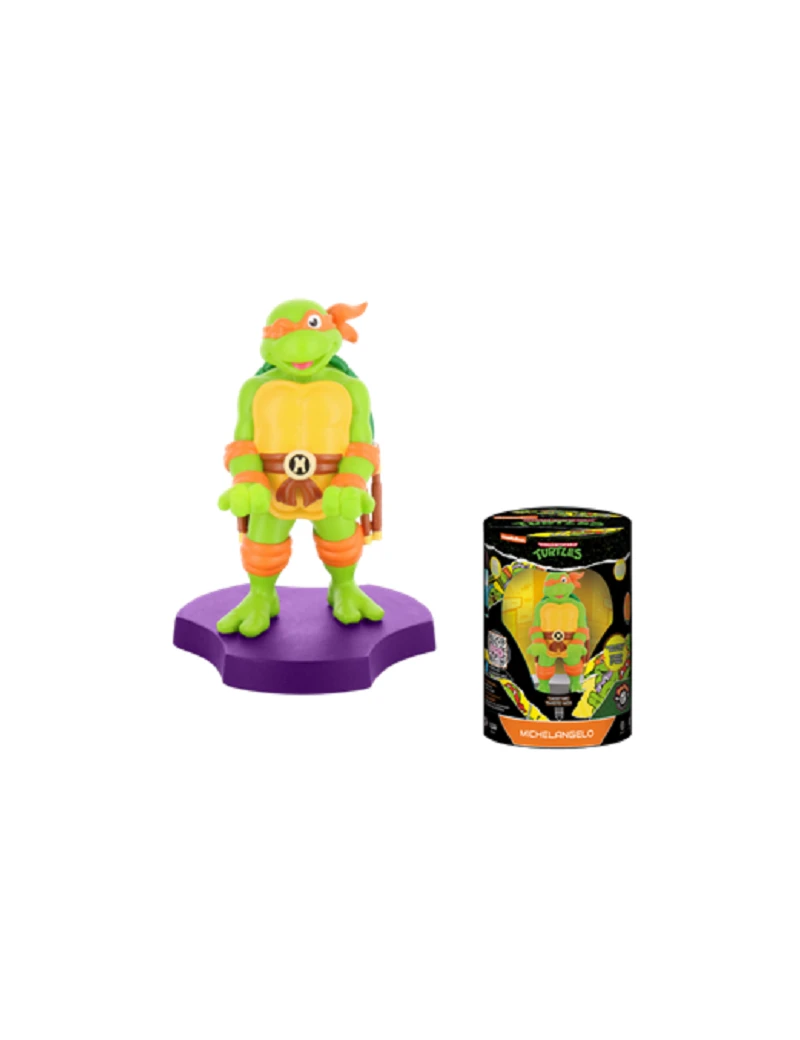TMNT - Michaelangelo -Figurine Holdem 11cm -Support Manette & Portable 1 - Culture-Pop-France TMNT - Michaelangelo -Figurine Holdem 11cm -Support Manette & Portable 1 - Culture-Pop-France