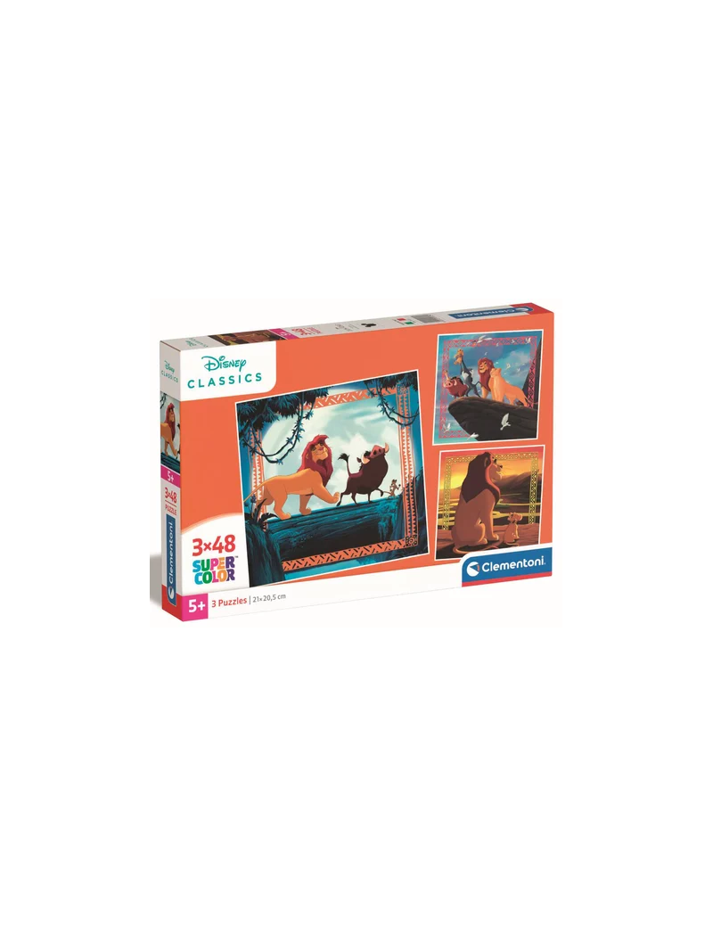 DISNEY - Le Roi Lion - Set 3 Puzzle 48P Clementoni 1 - Culture-Pop-France DISNEY - Le Roi Lion - Set 3 Puzzle 48P Clementoni 1 - Culture-Pop-France