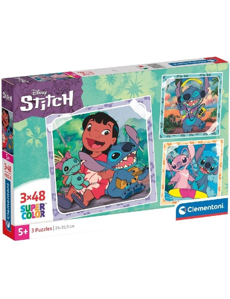 DISNEY - Lilo & Stitch - Set 3 Puzzle 48P Clementoni 1 - Culture-Pop-France DISNEY - Lilo & Stitch - Set 3 Puzzle 48P Clementoni 1 - Culture-Pop-France