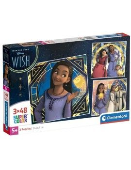 DISNEY - Wish - Set 3 Puzzle 48P Clementoni 1 - Culture-Pop-France