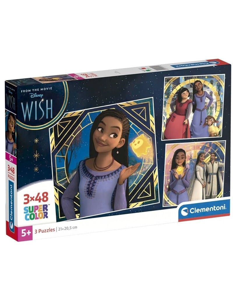 DISNEY - Wish - Set 3 Puzzle 48P Clementoni 1 - Culture-Pop-France DISNEY - Wish - Set 3 Puzzle 48P Clementoni 1 - Culture-Pop-France