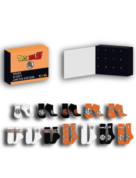 DRAGON BALL Z - Gift Box - 12 Paires de Chaussettes (T 40-46) Cerda 1 - Culture-Pop-France