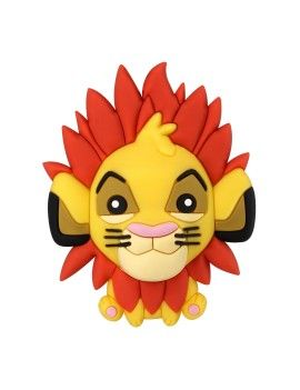 LE ROI LION - Simba - Aimant à collectionner en mousse 3D Monogram 1 - Culture-Pop-France