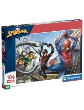 MARVEL - Spider-Man - Puzzle Super Color 104P Clementoni 1 - Culture-Pop-France