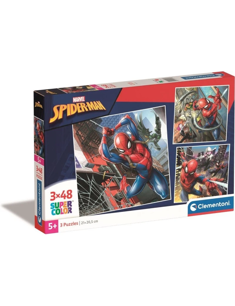 MARVEL - Spider-Man - Set 3 Puzzle 48P Clementoni 1 - Culture-Pop-France MARVEL - Spider-Man - Set 3 Puzzle 48P Clementoni 1 - Culture-Pop-France