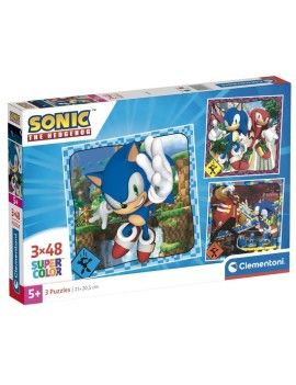 SONIC - Set 3 Puzzle 48P Clementoni 1 - Culture-Pop-France