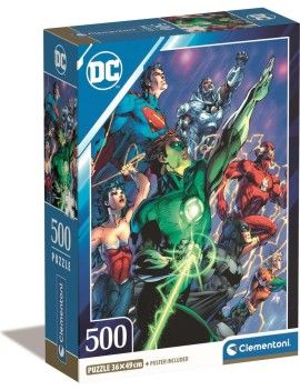 DC - Justice League 2 - Puzzle 500P Clementoni 1 - Culture-Pop-France