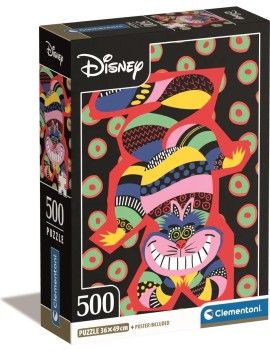 DISNEY - Chat du Cheshire - Puzzle 500P Clementoni 1 - Culture-Pop-France