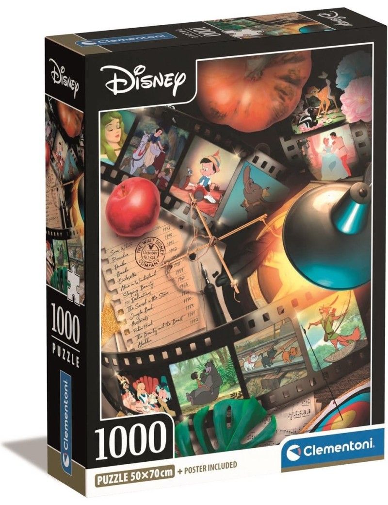 DISNEY - Film classique - Puzzle 1000P Clementoni 1 - Culture-Pop-France DISNEY - Film classique - Puzzle 1000P Clementoni 1 - Culture-Pop-France