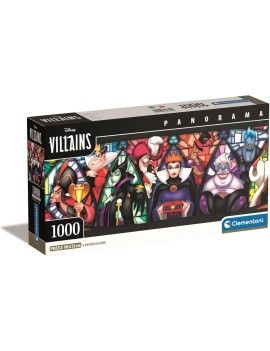 DISNEY - Villains - Puzzle Panorama 1000P Clementoni 1 - Culture-Pop-France