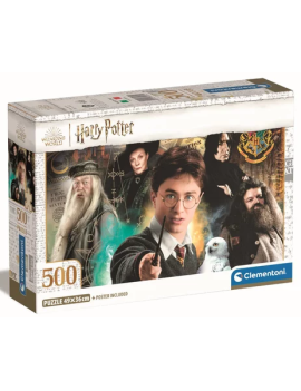 HARRY POTTER - Harry - Puzzle 500P Clementoni 1 - Culture-Pop-France
