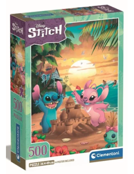 LILO & STITCH - Stitch & Angel - Puzzle 500P Clementoni 1 - Culture-Pop-France