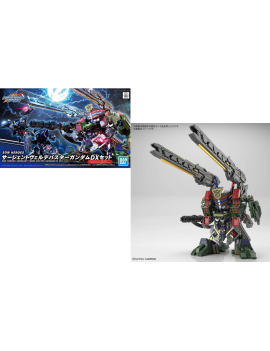GUNDAM - SDW Sergeant Verde Buster Gundam DX Set - Model Kit Bandai Model Kit 1 - Culture-Pop-France