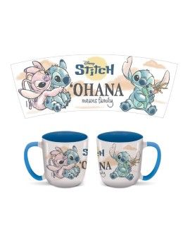STITCH & ANGEL - Ohana - Mug Elite Intérieur Coloré - 384ml Stor 1 - Culture-Pop-France