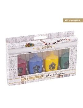 HARRY POTTER - Les 4 Maisons - Set de 4 Surligneurs Cerda 1 - Culture-Pop-France