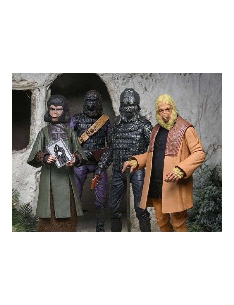 LA PLANETE DES SINGES - Pack 4 Figurines 17cm Neca 1 - Culture-Pop-France LA PLANETE DES SINGES - Pack 4 Figurines 17cm Neca 1 - Culture-Pop-France