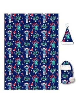 LILO & STITCH - Couverture Flanelle 110x140cm   Chapeau - Stitch AyMax 1 - Culture-Pop-France