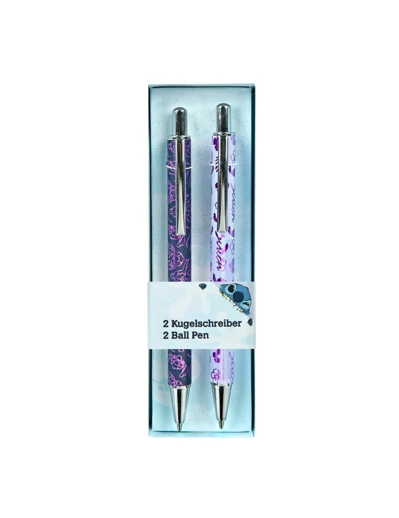 STITCH - Watercolor - Gift Box de 2 Stylos-Bille 1 - Culture-Pop-France STITCH - Watercolor - Gift Box de 2 Stylos-Bille 1 - Culture-Pop-France