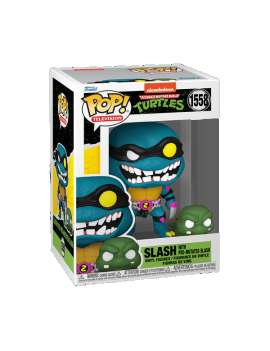 TORTUES NINJAS - POP & Buddy N° 1558 - Slash & Pre-mutated Slash Funko 1 - Culture-Pop-France