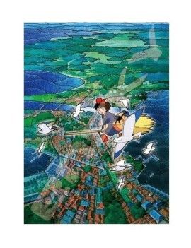KIKI LA PETITE SORCIERE - Ciel de Koriko - Puzzle Vitrail 500P Semic 1 - Culture-Pop-France