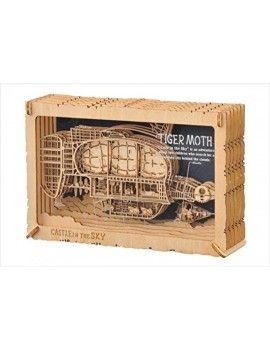 LE CHATEAU DANS LE CIEL - Tiger Moth - Théâtre de papier Style bois Benelic / Studio Ghibli 1 - Culture-Pop-France