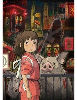 LE VOYAGE DE CHIHIRO - De l'autre côté du tunnel - Puzzle Vitrail 500P Semic 1 - Culture-Pop-France