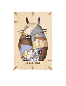 MON VOISIN TOTORO - Totoro - Théâtre de papier Style bois Benelic / Studio Ghibli 1 - Culture-Pop-France