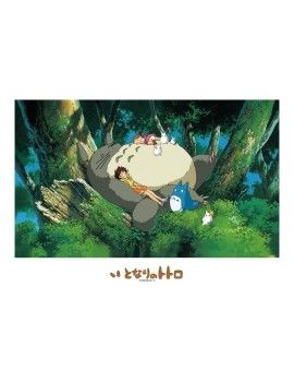 MON VOISIN TOTORO - Une sieste avec Totoro - Puzzle Vitrail 500P Semic 1 - Culture-Pop-France