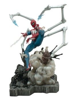 SPIDER-MAN 2 - Spider-Man - Statuette Deluxe Gallery Diorama 30cm Diamond Select 1 - Culture-Pop-France