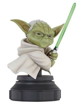 STAR WARS THE CLONE WARS - Yoda - Mini-Buste 1/7 13cm Diamond Select 1 - Culture-Pop-France