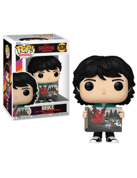 STRANGER THINGS - POP TV N° 1539 - Mike avec Peinture de Will Funko 1 - Culture-Pop-France