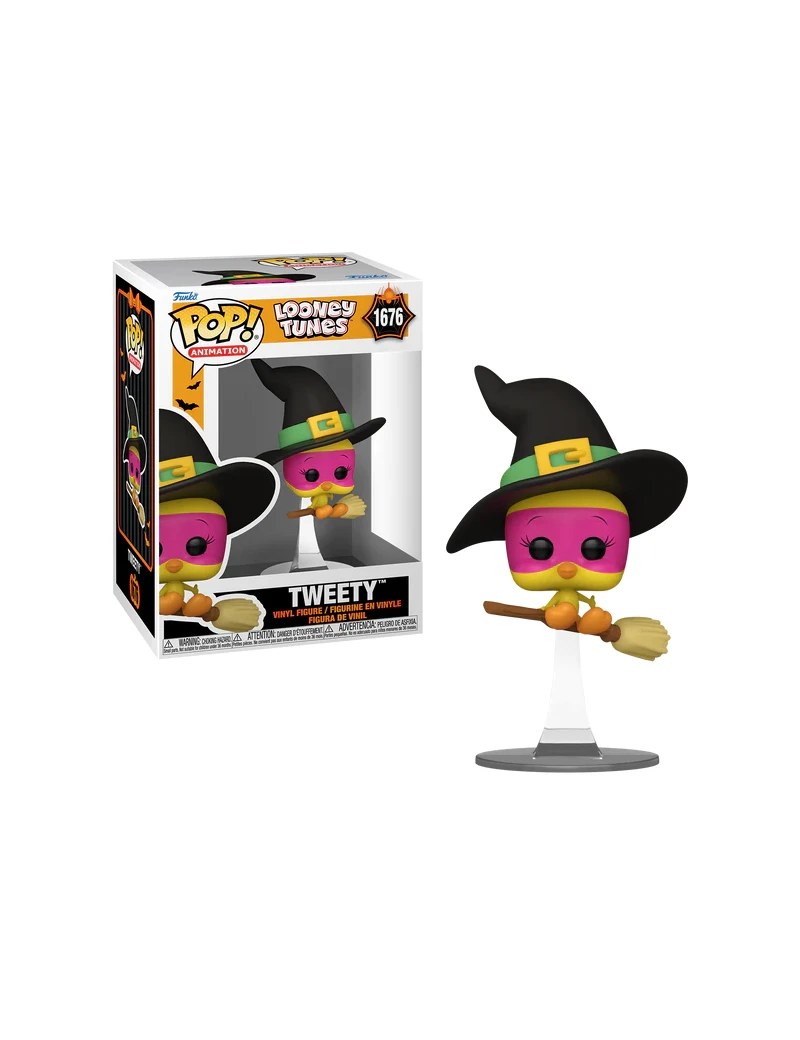 LOONEY TUNES HALLOWEEN - POP Animation N° 1676 - Titi (Soricère) Funko 1 - Culture-Pop-France LOONEY TUNES HALLOWEEN - POP Animation N° 1676 - Titi (Soricère) Funko 1 - Culture-Pop-France