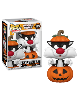 LOONEY TUNES HALLOWEEN-POP Animation N°1675 -Grosminet dans Citrouille Funko 1 - Culture-Pop-France