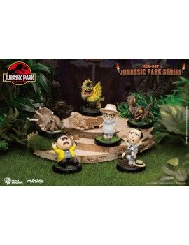 JURASSIC PARK - Set 6 Figurine Mini Egg Attack 10cm Beast Kingdom 1 - Culture-Pop-France