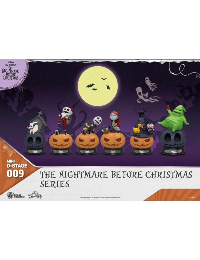 L'ETRANGE NOEL DE MONSIEUR JACK - Set 6 Mini Diorama Stage 10cm Beast Kingdom 1 - Culture-Pop-France L'ETRANGE NOEL DE MONSIEUR JACK - Set 6 Mini Diorama Stage 10cm Beast Kingdom 1 - Culture-Pop-France