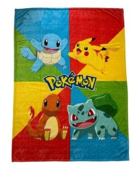 POKEMON & Friends - Plaid en Polaire Coral 130x180cm 1 - Culture-Pop-France