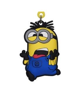 MINIONS - Bob - Porte-clés Sac à dos Soft Touch Monogram 1 - Culture-Pop-France