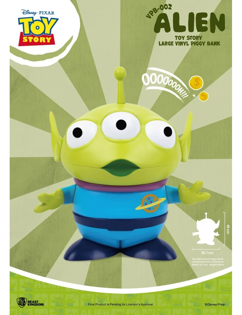 TOY STORY - Alien - Tirelire 40cm Beast Kingdom 1 - Culture-Pop-France TOY STORY - Alien - Tirelire 40cm Beast Kingdom 1 - Culture-Pop-France